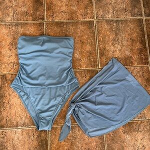 Target one piece with matching sarong
